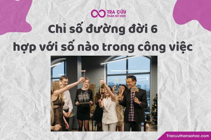 Chỉ số đường đời 6 hợp với số nào trong công việc