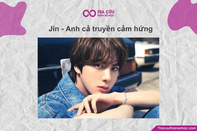 “Jin – Anh cả truyền cảm hứng” gợi lên hình ảnh một người thủ lĩnh có năng lượng trưởng thành, ấm áp và dẫn dắt bằng tình cảm