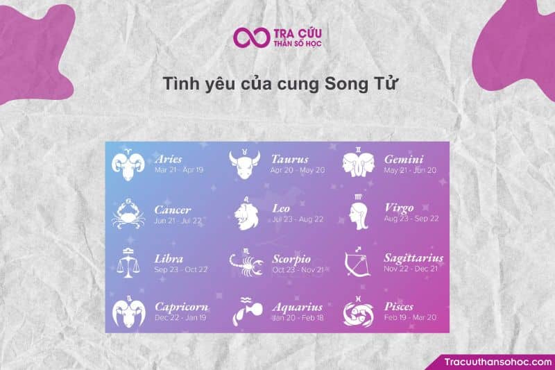 Song Tử là người đa cảm và trí tuệ, yêu bằng suy nghĩ trước trái tim.