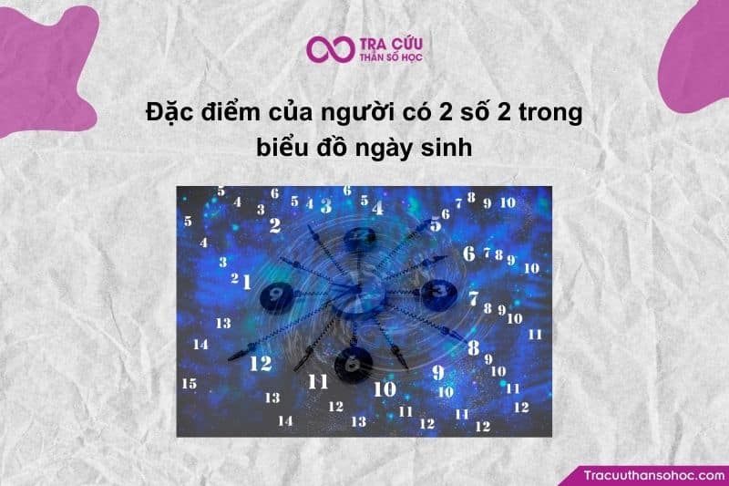 Người sở hữu hai số 2 (22) trong biểu đồ ngày sinh được coi là có con số "vàng" về mặt cảm xúc và tâm linh.