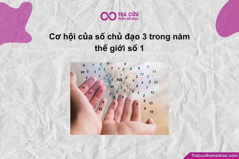Số chủ đạo 3 giống như một nghệ sĩ vừa được trao cho một sân khấu hoàn toàn mới