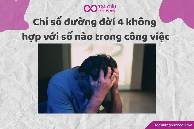 Chỉ số đường đời 4 không hợp với số nào trong công việc
