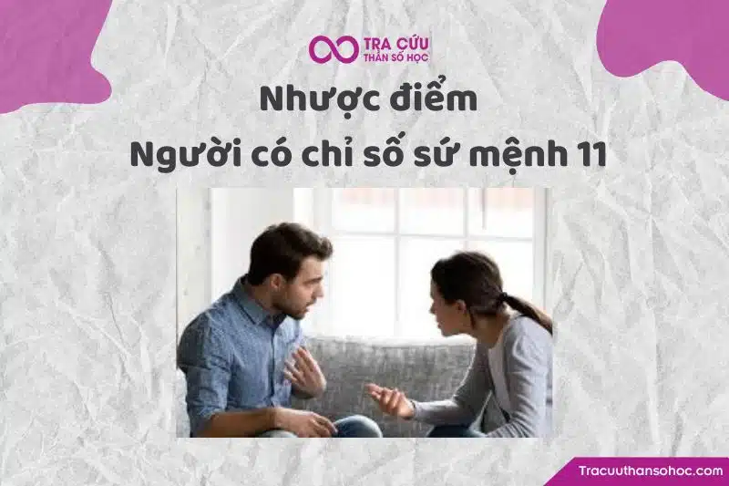 Nhược điểm chỉ số sứ mệnh 11