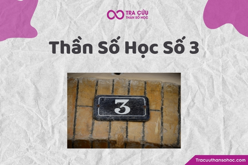 Người có số 3 thích truyền cảm hứng, có óc tưởng tượng tốt, nói chuyện cuốn hút và thường mang lại niềm vui cho người khác